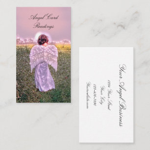Elegantes spirituelles Gaming Angel Card Reading Visitenkarte