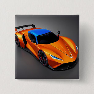 Elegantes Sportauto mit modernem Design Button