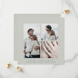 Elegantes Square Multi-Foto Save The Date