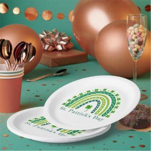 Elegantes St. Patrick's Day Party Pappteller