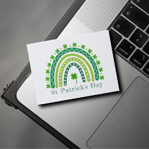 Elegantes St. Patrick's Day Party Postkarte