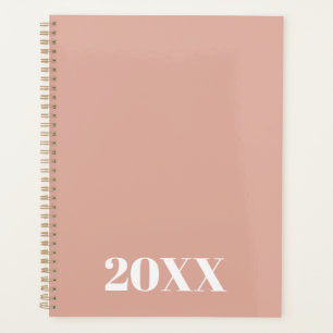 Elegantes staubrosa, modernes Typografie - individ Planer