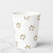 Elegantes Sternmuster Sterne Imitate Gold Stars