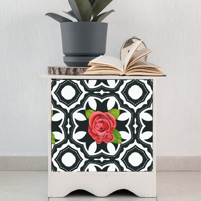 Elegantes stilistisches romantisches Blumenmuster Seidenpapier (Von Creator hochgeladen)