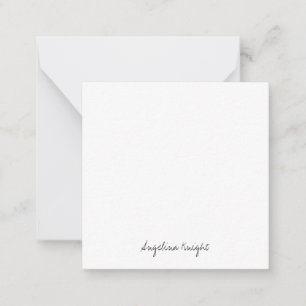 Elegantes, stilvolles, einzigartiges Handwriting-S Mitteilungskarte