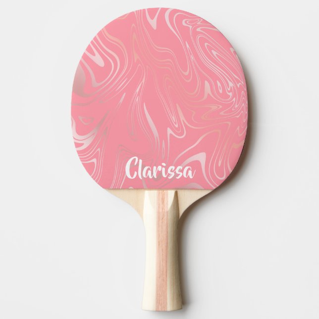Elegantes stilvolles girly tischtennis schläger (Vorderseite)