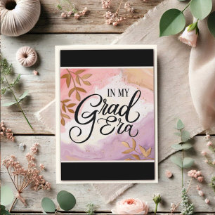 Elegantes, stilvolles Pastel Girly in meinem Grad- Karte