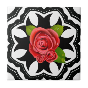 Elegantes stilvolles romantisches florales moderne fliese