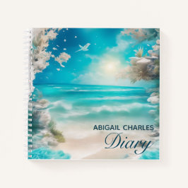 Elegantes Strandtagebuch Notizbuch