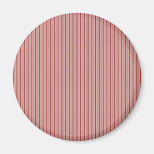 Elegantes Streifen-Rosa Magnet