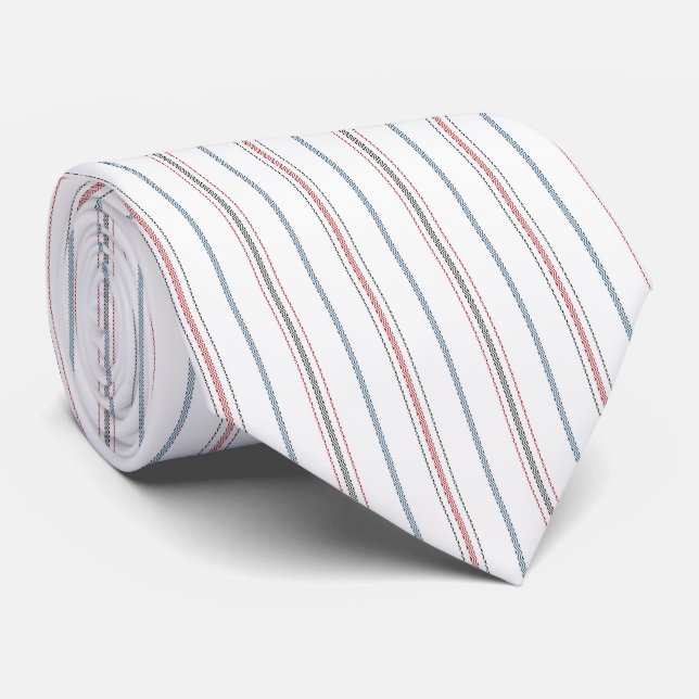 Elegantes Streifenmuster. Krawatte (Gerollt)