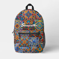 Elegantes stylisches mexikanisches Talavera-Monogr