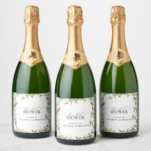 Elegantes Summer Wildblume Watercolor Brautparty