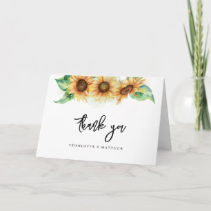 Elegantes Sunflower Script-Brautparty
