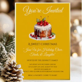 Elegantes Sweetest Weihnachten Party Folieneinladung