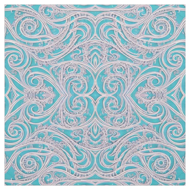 Elegantes symmetrisches Wirbel Stoff (Muster)