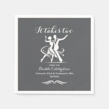 Elegantes Tanzpaar Gemeinsame Geburtstagsfeier