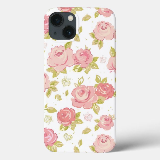 Elegantes Tapetenmuster 3 Case-Mate iPhone Hülle (Rückseite)