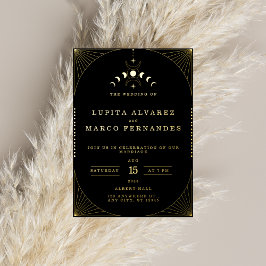 Elegantes Tarot Folieneinladung