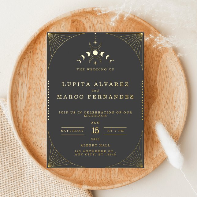 Elegantes Tarot Folieneinladung (Von Creator hochgeladen)