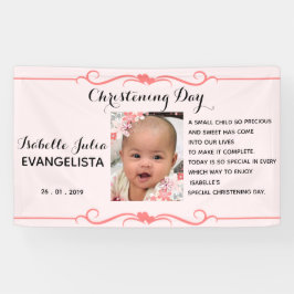 Elegantes TAUFtagereignis-Party Banner
