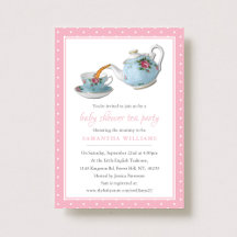 Elegantes Teacups Baby Dusche Tee Party