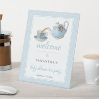 Elegantes Teacups Baby Dusche Tee Party Willkommen