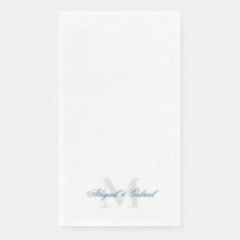 Elegantes Teal-Monogramm
