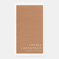 Elegantes Terrakotta-Trend Minimalist Chic Custom