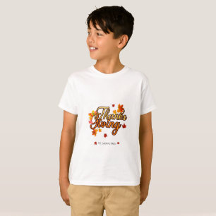 Elegantes Thanksgiving-Laub Herbst T-Shirt