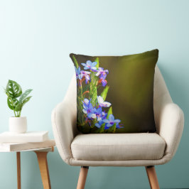 Elegantes Throw Kissen - Kleine Blume
