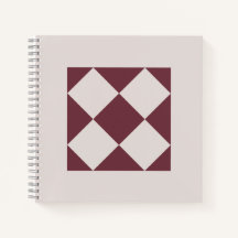 Elegantes tiefes Pflaumen- und Perlgrau-Geometrie-