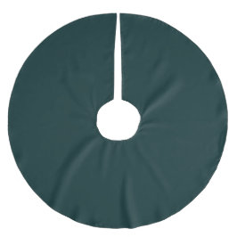 Elegantes, tiefgrünes polyester weihnachtsbaumdecke