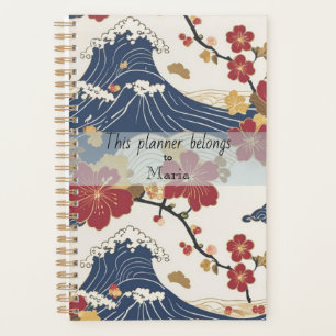 Elegantes traditionelles japanisches Kimono-Muster Planer