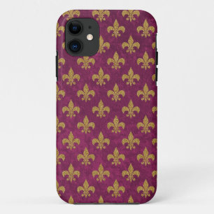 Elegantes trendy Imitat Samt und GoldLilie title_seo2