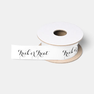 Elegantes Trick-or-Treat Halloween Satinband