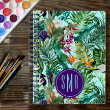 Elegantes tropisches Aqua-Blätter