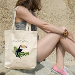 Elegantes tropisches Regenwald Toucan Brautparty Tragetasche<br><div class="desc">Wenn Sie weitere Anpassungen benötigen,  schreiben Sie mir bitte an yellowfebstudio@gmail.com.</div>