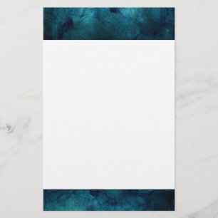 Elegantes Türkis Mandala Wasserfarbenes Muster