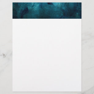 Elegantes Türkis Mandala Wasserfarbenes Muster