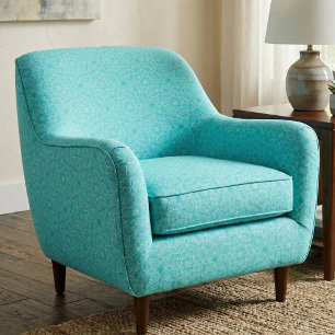 Elegantes Türkis Marokkanisches Mosaik Geometrisch Stoff