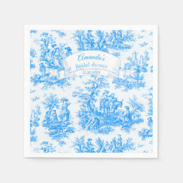Elegantes türkisfarbenes Brautparty Serviette