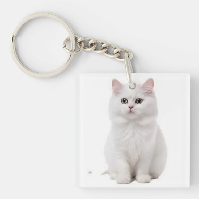 Elegantes und erlesenes Felinenzubehör Schlüsselanhänger (Vorderseite)