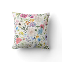 Elegantes und farbenfrohes Wildblume-Muster