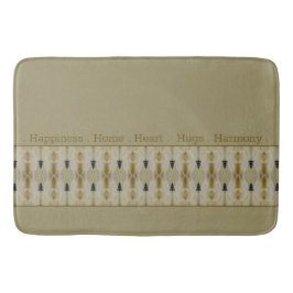 Elegantes und klassisches Gold in Beige Badematte