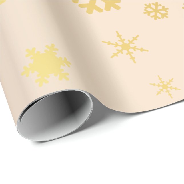 Elegantes und modernes Gold Weihnachtsgeschenk-Mus Geschenkpapier (Rolleneckpunkt)