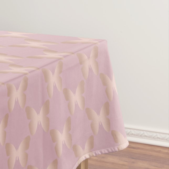 Elegantes und modernes Goldschmetterlingdesign der Tischdecke (Beispiel)