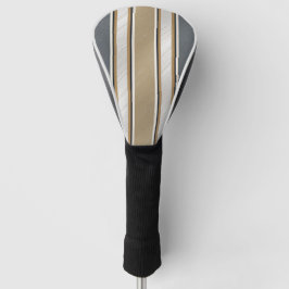 Elegantes und modernes Streifenmuster Golf Headcover