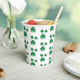 Elegantes und schicke St. Patrick Day Gastgeschenk Pappbecher