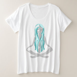 Elegantes und serenvermittelndes Kunstwerk Große Größe T-Shirt